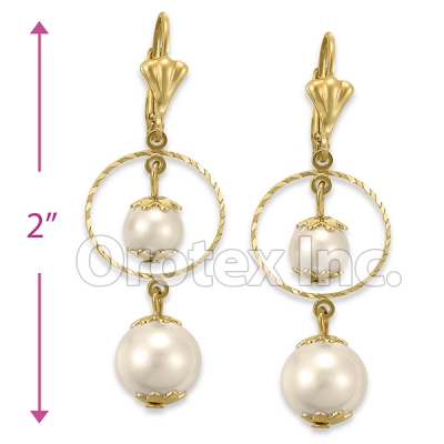 GLEL 002 Gold Layer Long Earrings